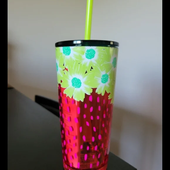 Starbucks- Strawberry Glass Tumbler - Picture 3 of 6